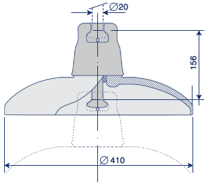 Изолятор ПС-40
